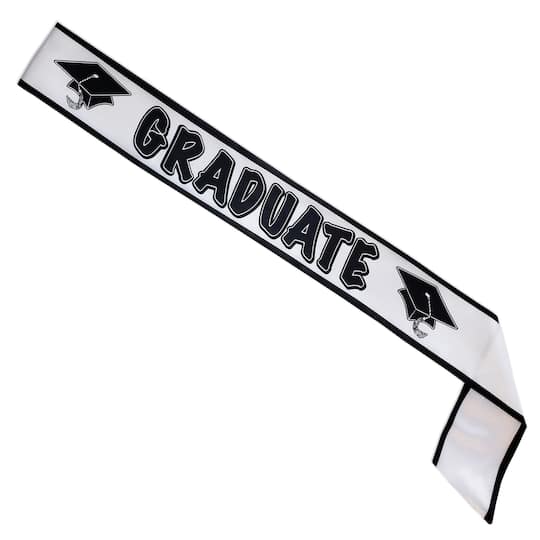 Beistle 60553 Graduate Satin Sash - Pack of 6